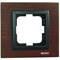 Întrerupător electric Mono Electric Rama 1P lemn nuc Style