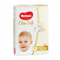 Huggies Scutece Elite Soft 3, 5-9 kg, 80 buc.