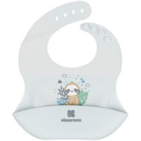 Bavețică Kikka Boo 31303030027 Baveta din silicon Savanna Friends Blue