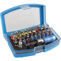 Набор головок, бит, насадок Hoegert HT1S400 Set de biti cu prindere de 1/4”, 32buc