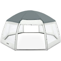 Аксессуар для бассейна Bestway 58612BW Cupolă rotundă pentru piscine, 600x600x295cm