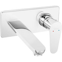 Baterie lavoar Ferro BAG3PA18 (lavoar ingropat) cu pipa 18 cm