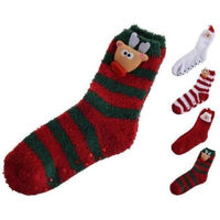 Домашний текстиль Promstore 43386 Носки рождественские 36-37, полиэстер, 4цвета