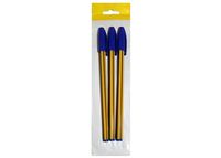 Set pixuri ball pen "Dunghi" 0.7mm 3buc, albastre