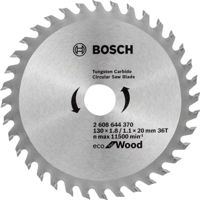 Диск отрезной Bosch 2608644370 Disc ECO pentru lemn 130x1.8/1.1x20 36T