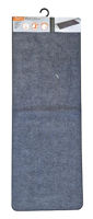 Коврик для ванной Luance 56166 antiderapant 45x120cm Hexagone, gri inchis, poliester/cauciuc