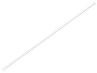 Карниз для шторки раздвижной 135-250cm, алюминий, белый