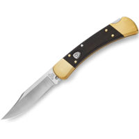 Нож походный Buck 0110BRSA-B FOLDING HUNTER AUTOMATIC,EBONY/BRASS HDL