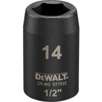 Набор головок, бит, насадок DeWalt Ударный шестигранник DT7532 DT7532 (короткий) 14 мм 1/2