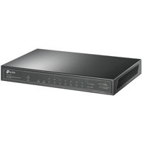 10-port 10/100/1000Mbps POE+ Switch TP-LINK "TL-SG1210P", 8 PoE+ ports, 63W Budget, SFP, Steel Case