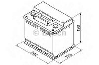 Bosch S3 12V 56Ah 480EN 242x175x190 -/+
