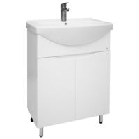 Шкаф под умывальник Mashtab 11574 Print cu 2 usi 65cm Alb