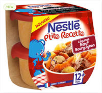 Nestle пюре овощи-говядина бургиньон, 2х200гр, (12+)