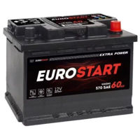 Автомобильный аккумулятор Eurostart Extra power 60 Ah R+