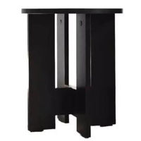 Стул Fabrik Home Табурет овальный чёрный ясень