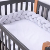 Бортик для кроватки Veres 154.02.4 Бампер-коса Grey Melange 120*15
