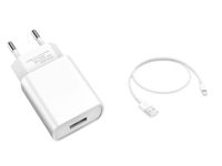 Jokade Wall Charger with Cable USB to Lightning Single Port 3A Kaer, White