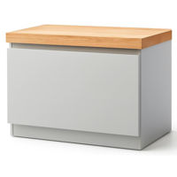 Полка для обуви Fabrik Home Hardy 622x440x403 (для прихожей) Белый/Светло-серый мат