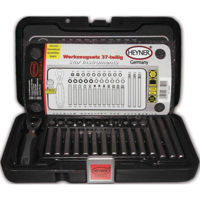 Набор головок, бит, насадок Heyner 335000 chei de stringere in set (37 buc) PRO