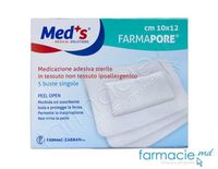 Pansament-emplastru 10cmx12cm N5 steril hipoalergic Med'S (TVA 20%)