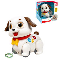 Игрушка каталка Hola Toys HE9977 Cățeluș cu sunete și lumini