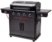 Мангал Char-Broil Gratar pe gaz&carbuni Gas2Coal 4 Burner Hybrid Special Edition 440 + Tava tigaie (140995)