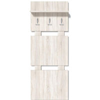 Cuier pentru haine Fabrik Home №08 Вешалка 600 дуб сонома