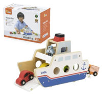 Игрушка PolarB 44684 Set de joacă Feribot din lemn