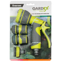 Пистолет-распылитель Gardex 405104 с 8 функциями. 405104