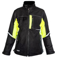 Îmbrăcăminte de lucru Profmet 365591 Jacheta, M, 60% poliester / 40% bumbac T400, 280g/m2, culoarea negru/galben neon