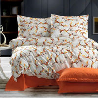 Textile de casă Cottony SLPR Ranforcce Nicoleta orange/Orange: Euro