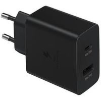 Зарядное устройство сетевое Samsung EP-TA220 35W Wall Charger Duo Black