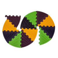 Коврик игровой Ortek 11702 Коврик-пазл массажный Треугольники (12 эл.)