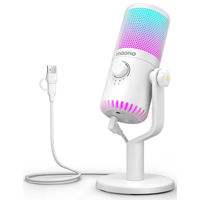 Микрофон для ПК Maono DM30RGB(White)