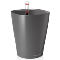 Ghiveci pentru flori Lechuza Deltini Premium, Charcoal