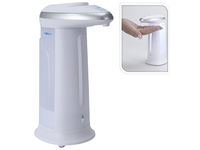 Диспенсер сенсорный Bathroom 330ml, 19cm, пластик, бел