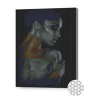 Tablou pe numere Art Gallery XQB77264 Mozaic cu diamante Bijuterii de aur 30x40cm