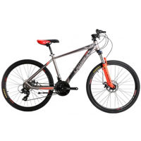 Велосипед Crosser SOLO 29" 21 21S Shimano+Logan Hidraulic/29" 075-C-21 Grey/Red N1-R7