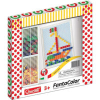 Набор для творчества Quercetti 0284 Мозаика FANTACOLOR 100 деталей (квадр)