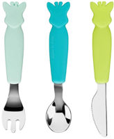 Посуда для кормления Sophie la Girafe 480007 Set tacamuri din inox cu maner silicon
