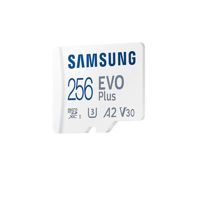 Карта памяти Samsung Evo Plus 256GB MicroSD Class UHS-I+SD