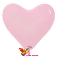 Balon cu aer Inimioara- Roz-pal  25 см