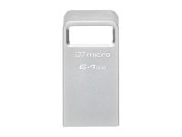 64GB USB3.2 Flash Drive Kingston DataTravaler Micro "DTMC3G2", Ultra-small Metal Case (DTMC3G2/64G)