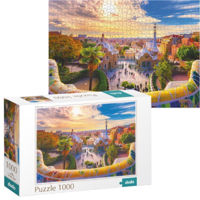 Puzzle Dodo 301171 Puzzle Parcul Güell din Barcelona. Spania, seria Peisaje, 1000 elem.
