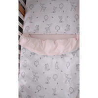 Детское постельное белье Veres 153.1.30 Сменная постель Лесные Звери Пудровый 90x110/40x60 (3ед.)