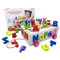 Головоломка miscellaneous 10337 Joc-masina interactiv din lemn cu 26 litere eng.565924