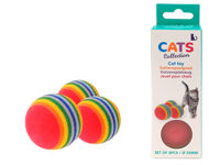 Игрушки для кошек Cats "Мяч" 3шт, 3.5сm