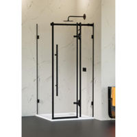 Душевая кабина New Trendy Galaxy Black Quadra90x90x190 K-0789