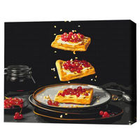 Tablou pe numere BrushMe BS53814FC 40*50 сm (fără cutie) Micul dejun în detalii