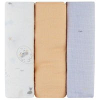 Аксессуар для пеленания Kikka Boo 31103010099 Pelinci de muselina Seally Me, 75x75cm, 3buc